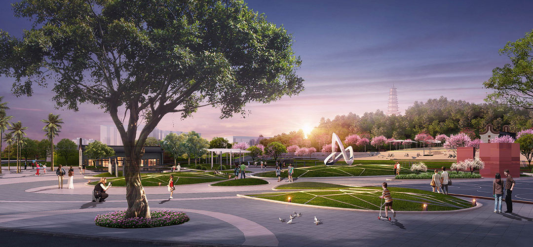 公園景觀設計圖片