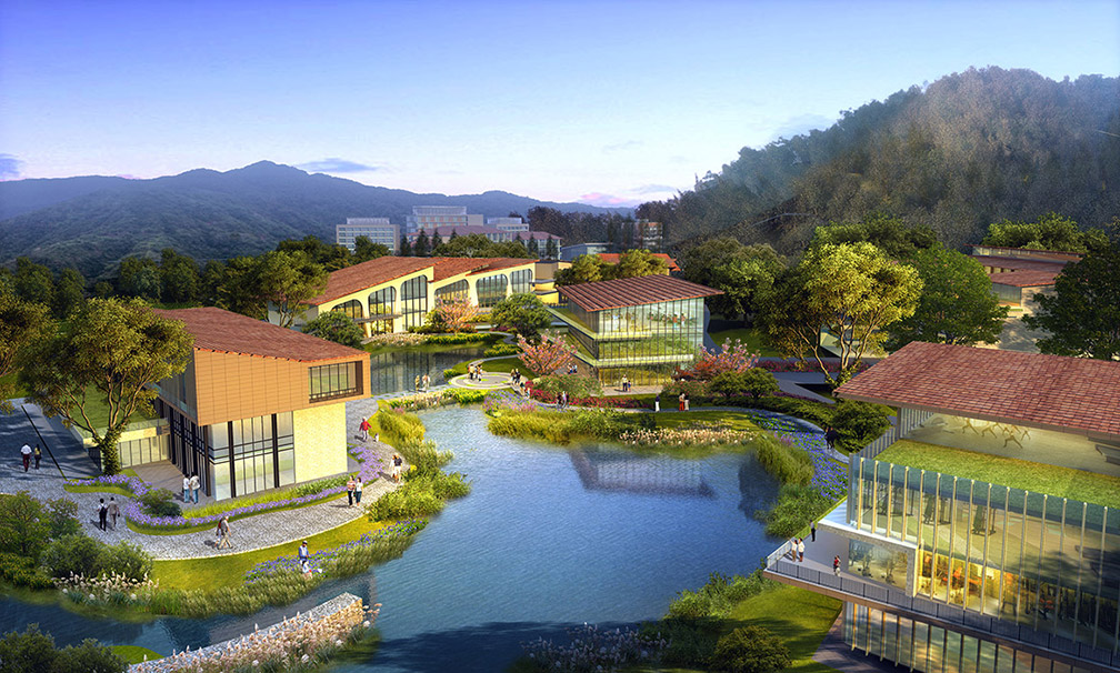 養(yǎng)老地產(chǎn)景觀設計圖片