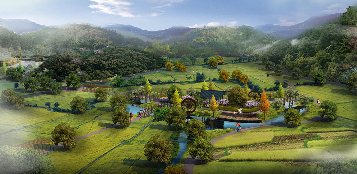鄉(xiāng)村景觀設計圖片