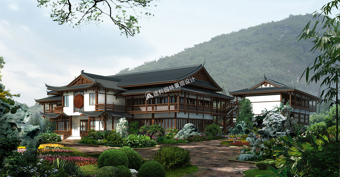 不同風格、類型的建筑及其建筑不同部位的植物配置