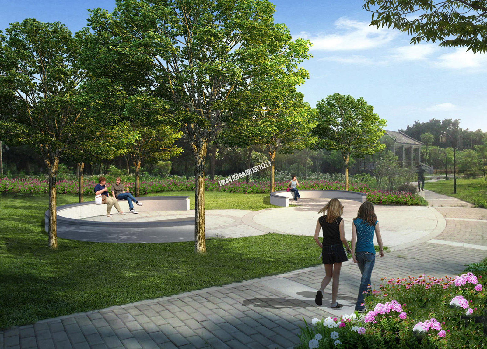 細(xì)涌尾涼棚周邊道路、小橋、綠化及新廳升級(jí)改造2