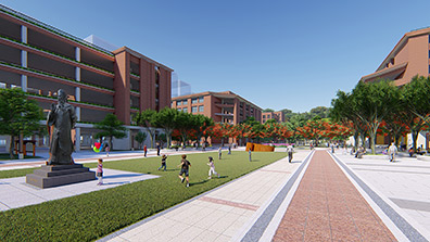 中小學(xué)校園景觀的顯性作用