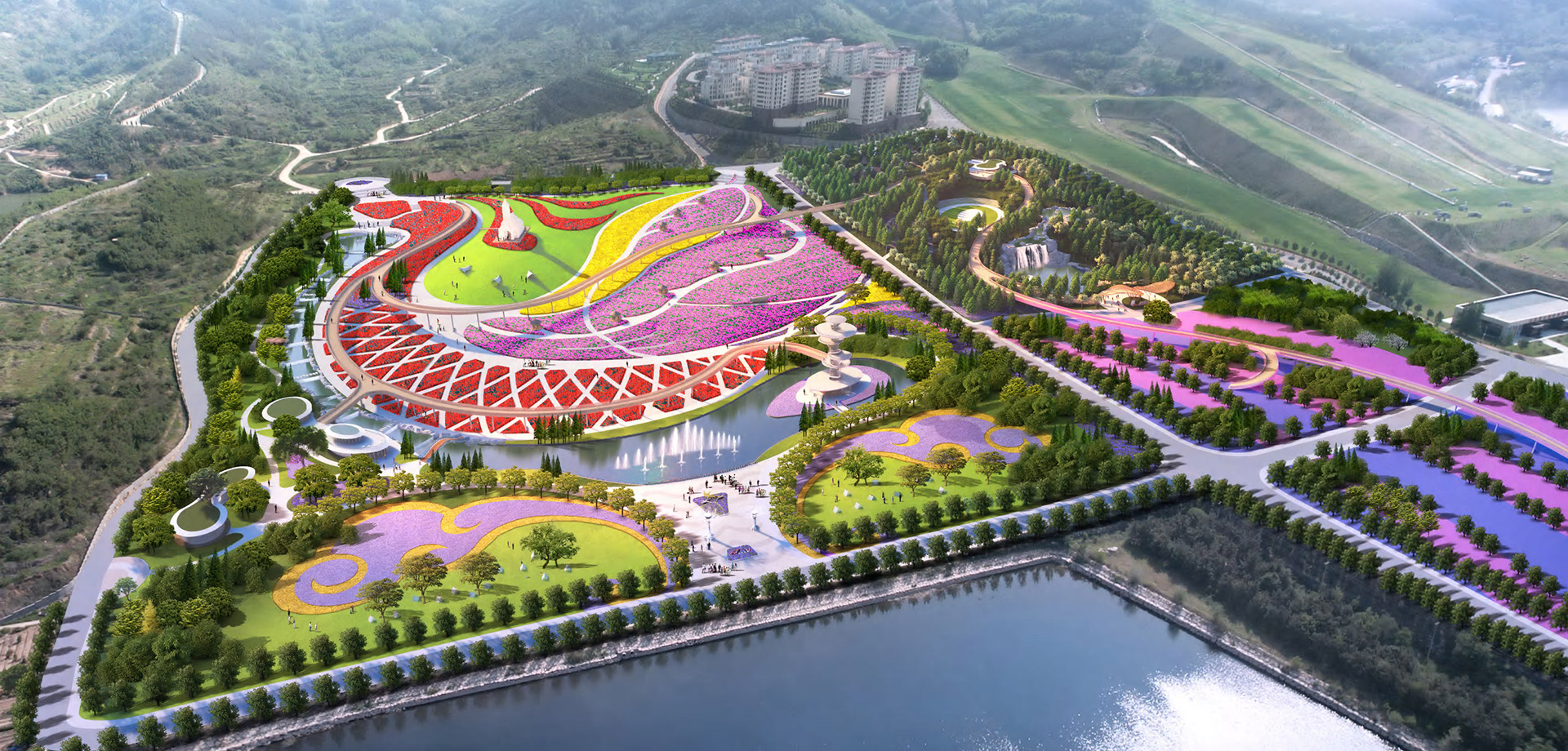 旅游景區(qū)花海及森林公園規(guī)劃設計