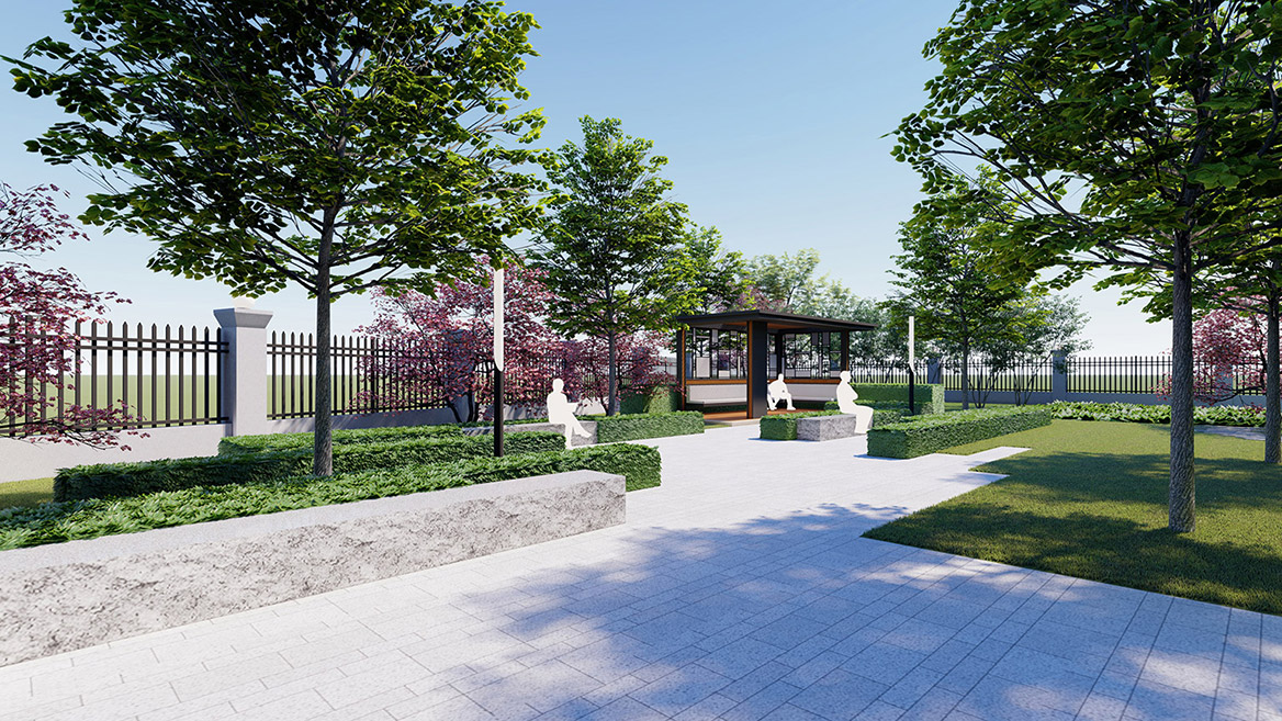 科技公司廠區(qū)景觀設(shè)計(jì)4