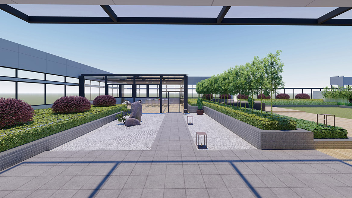 科技公司廠區(qū)景觀設(shè)計(jì)7