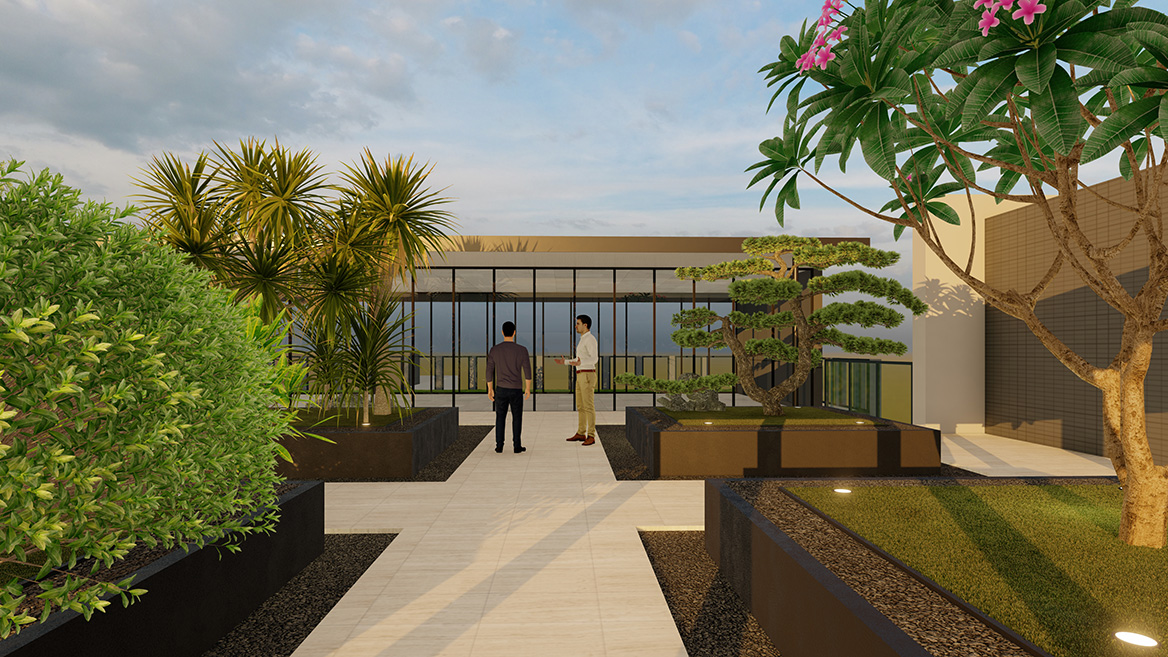 科技公司景觀設(shè)計效果圖9