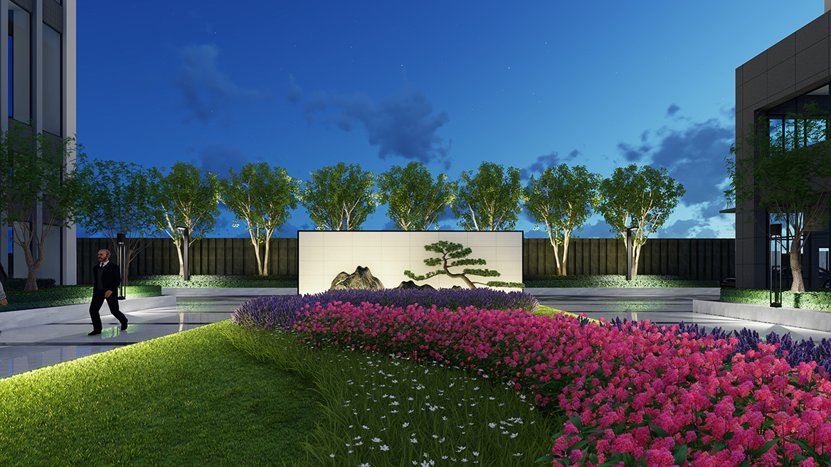 科技公司景觀設(shè)計效果圖6