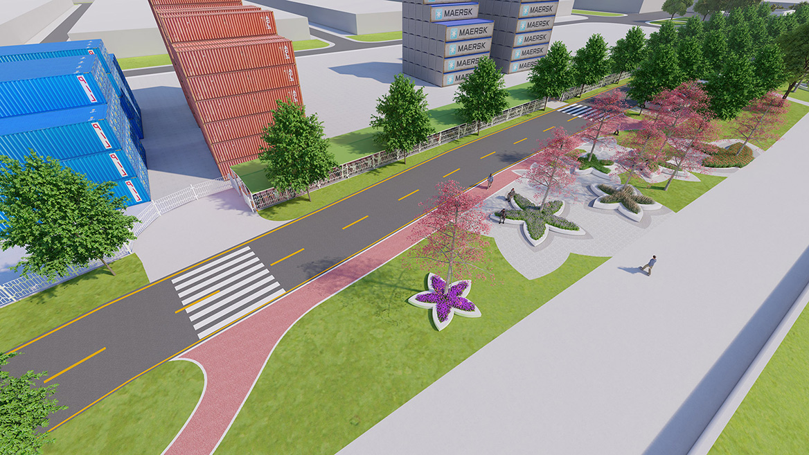 工業(yè)園沿江區(qū)域美化項(xiàng)目景觀設(shè)計案例5