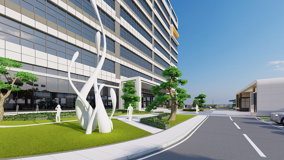 智能制造工廠景觀設(shè)計(jì)案例1